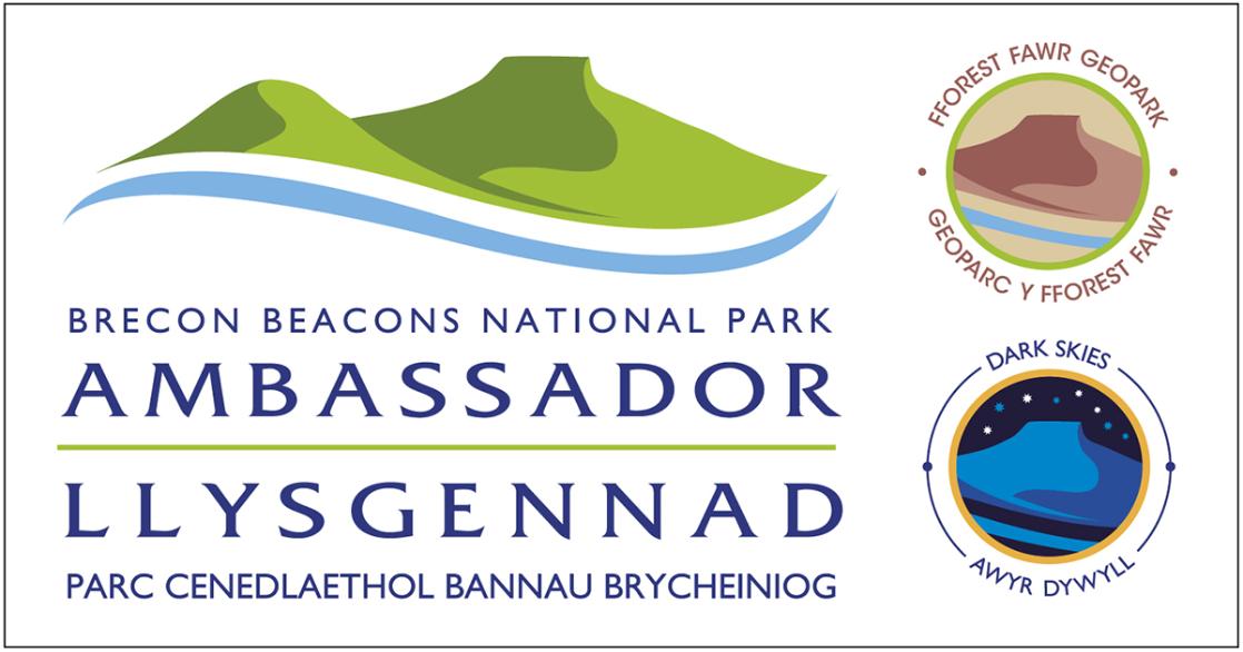 An image of the Brecon Beacons Ambassador logo