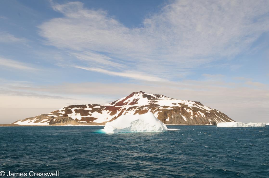A photograph of the active volcano - Paulet Island