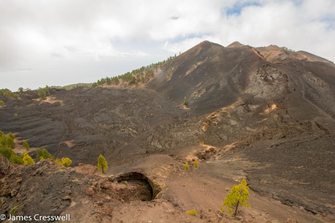 The Duraznero frozen lava lake on the Volcanoes Route