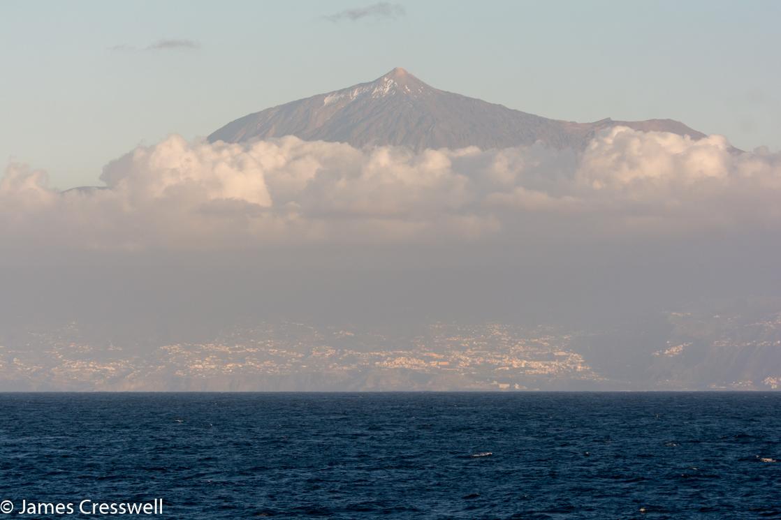 Teide seen from the ferry en-route to La Palma