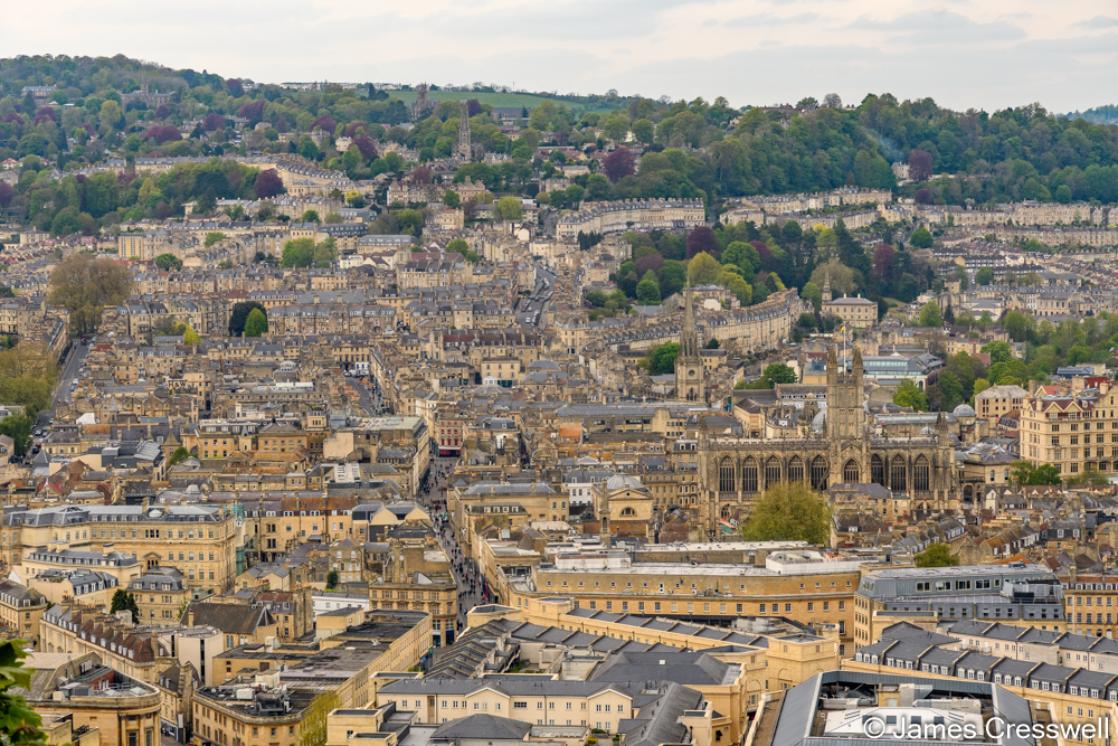 A photograph of Bath Spa World Heritage Site  taken on a GeoWorld Travel geology tour and holiday of England and Wales