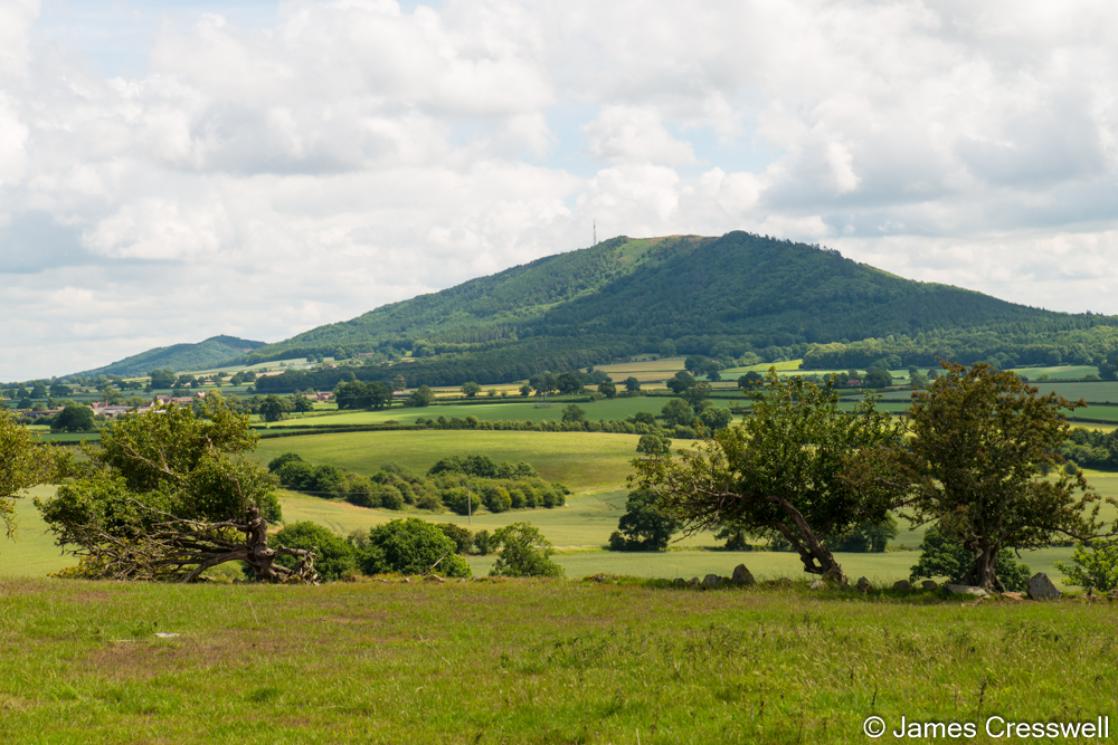 A photograph of the Wrekin, seen on a GeoWorld Travel England geology trip, tour and holiday