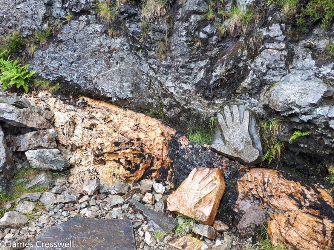 A photograph of the Moine Thrust at Knockan Crag, taken on a GeoWorld Travel Scotland geology trip