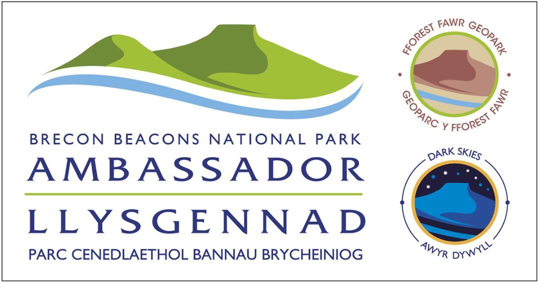 An image containing the Brecon Beacons National Park Ambassador logo