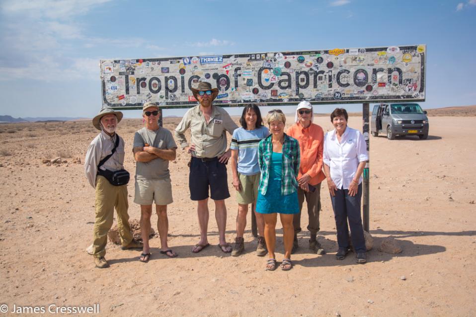 The Tropic of Capricorn in Namibia