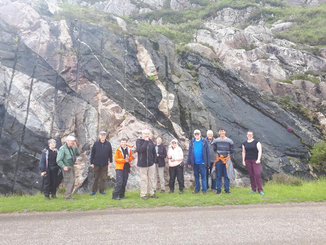 A photo of GeoWorld Travel group in the North West Highlands Geopark, Scotland
