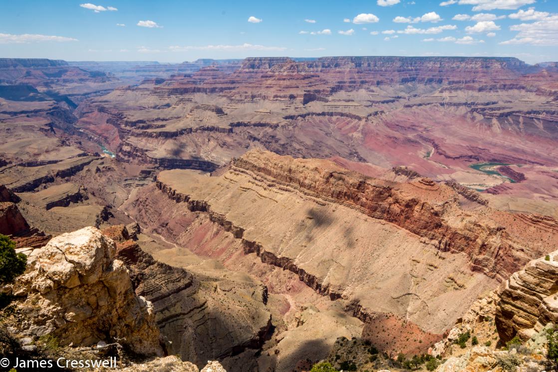 A photograph of the Grand Canyon, taken on a GeoWorld Travel USA geology trip, tour and holiday