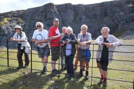 Hay U3A at Herbert's Quarry, GeoWorld Travel geology field trip