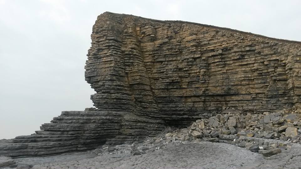 the cliffs at Nash Point, GeoWorld Travel