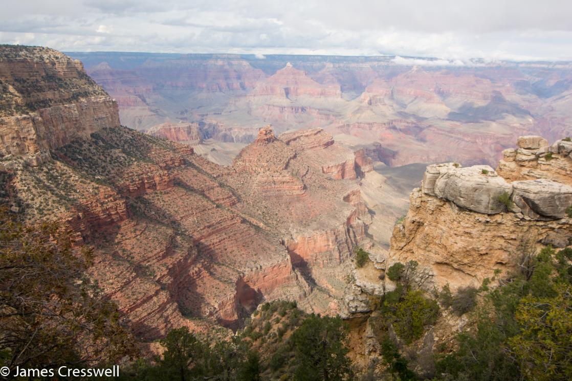 A photograph of the Grand Canyon World Heritage Site, taken on a GeoWorld Travel USA geology trip, tour and holiday
